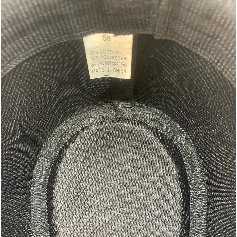 Black, Charcoal colored Fedora,Sun hat,Small brim,OS - Picture 6 of 7